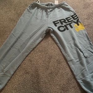 Light Blue Free City Sweatpants